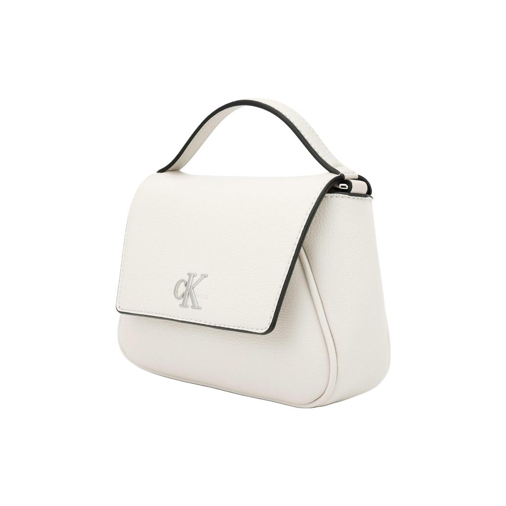 Calvin Klein Fashion Minimalist Metal Logo Detachable Shoulder Strap Flap Synthetic Leather Handheld Shoulder Crossbody Bag Women Bags DH3272-137