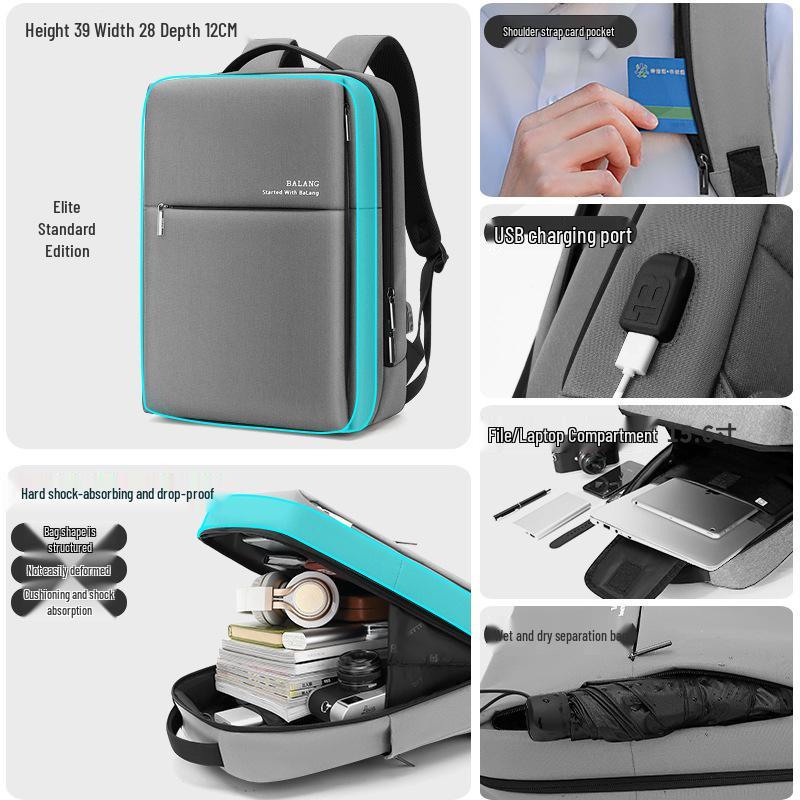 

Мужской минималистичный рюкзак большой вместимости для бизнеса и путешествий для работы, поездок на работу или учебы