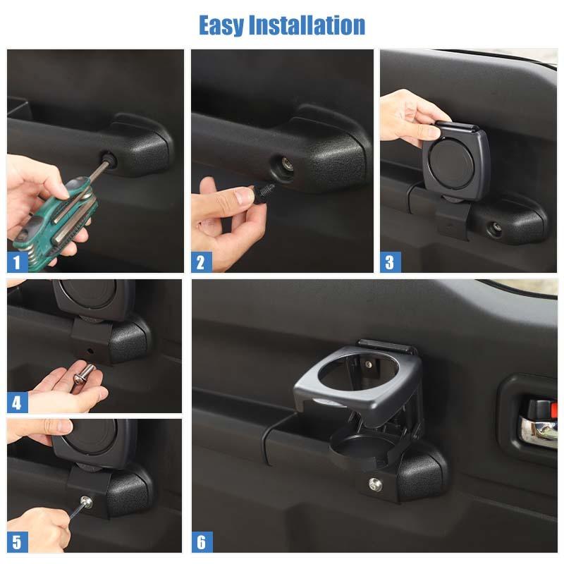 Auto Tür Getränkehalter Halterung Ablage Unterstützung Für Suzuki Jimny 2019 Up Innenraumzubehör