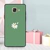 Green Aesthetic Cover For Samsung Galaxy J4 J6 Plus A6 A7 A8 A9 J8 2018 J1 J3 J5 J7 2016 A3 A5 2017 Case