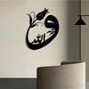 Iron Wall Art Metal Sculpture Holiday Decoration Gift Home Office Christmas Thanksgiving
