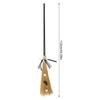 1pc Mini Broom Witch Straw Brooms D IY Hanging Ornaments For Halloween Party Decoration Costume Props Dollhouse Accessories