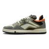 Li Ning We Wo Pro Gamuza Antideslizante Duradero Ligero Zapatillas de Skate de Caña Baja Versión Historia Especial Zapatillas de Skate para Hombre Gris-Verde AECS049-1