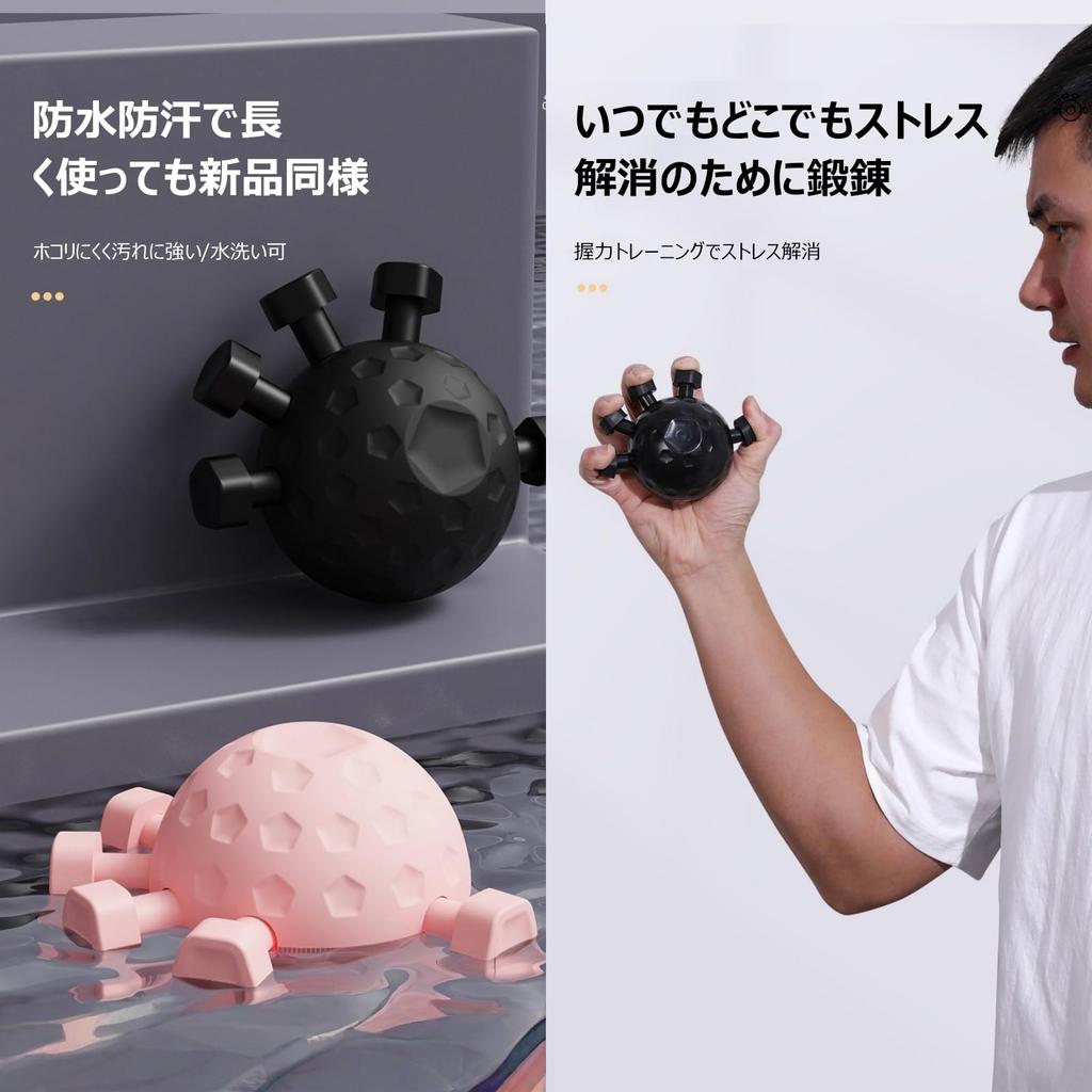 Finger Grip Hand Grip Finger Grip Stress Relief Adjustable Hand Grip Ergonomic Muscle Rehabilitation Strengtheners, 3-Pack, Strengtheners, Exercisers,