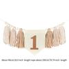 1ST Birthday Decoration Photo Prop Birthday Hanging Decoration Baby Shower Boys Girls Backdrop Garland 1 Year Birthday Banner