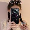 Unique Purple crystal Gradation High-end PhoneCase Glass PhoneCase for Samsung Galaxy S26 S25 S24 S23 S22 S21 FE,Ultra,Plus