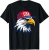 American Flag Bald Eagle Shirt – Patriotic USA Hat July 4th Gift Tee Unisex