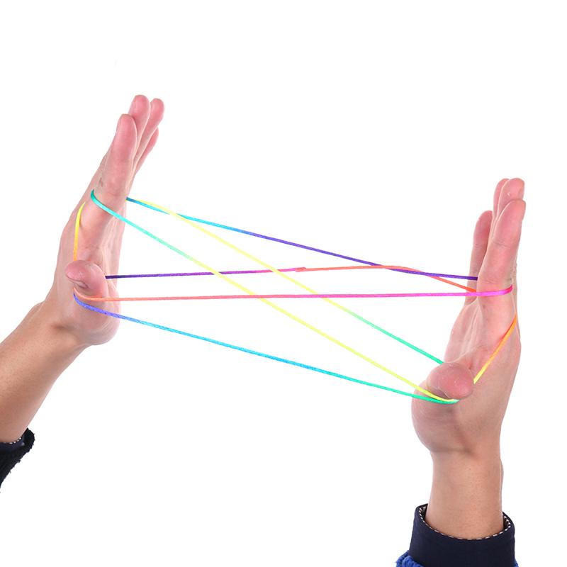Buy Children'S Rainbow Color Groping Finger Line Rope Game Educational ...