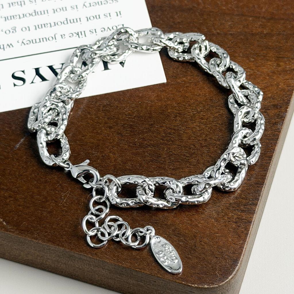 Xiaomi 100% Massives 925 Sterling Silber Metallarmband für Damen Vintage Handgemacht Schlicht Retro Hitzebeständiger CZ Armband Geburtstagsgeschenk Party