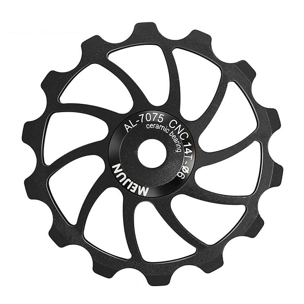 Road Bike Mountain Bike 14T 15T 16T Pulley Wheel Ceramics Bicycle Parts Rear Derailleur Guide Wheel Bearing Guide Roller