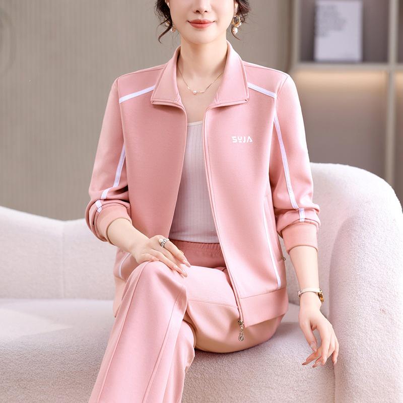 Women's Sporty Two-Piece Set: Age-Reducing Hoodie & Pants, Comfortable, Breathable, Perfect for Walking, Home, Running, Leisure.