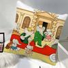 BBabar The Elephant Pillow Case Square Pillow Bedroom Sofa Leisure Comfort Cushion Car Home Decoration