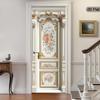 37Style Floral Door Stickers  Removable Vinilos Para Puertas Adhesive Wallpaper Art Murals for Doors Bibliotheque Modern Home Decor