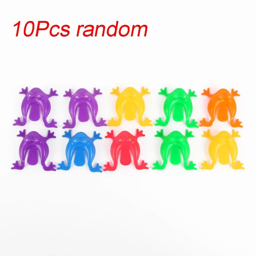 1/10/30PCS Jumping Frog Toy Parent-child Bounce Frogs Anxiety Toy for Kids Assorted Stress Relief Toys Children Birthday Party Gift