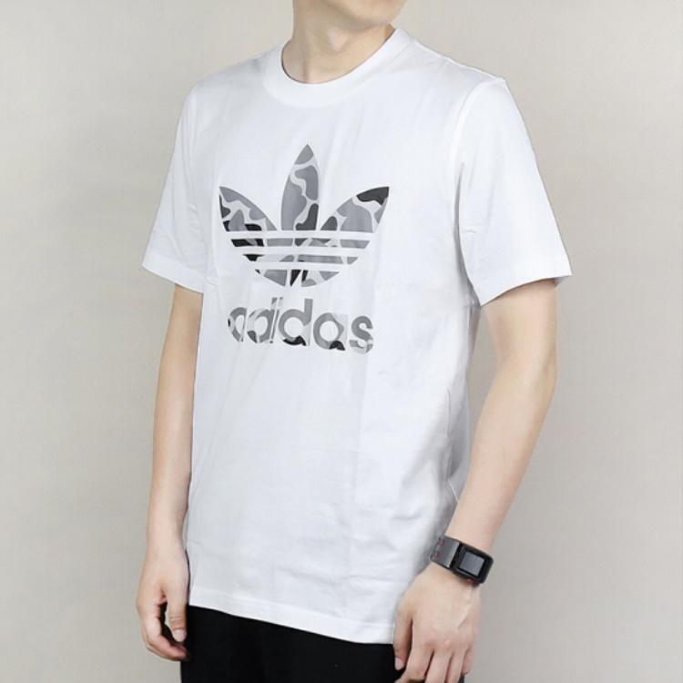 adidas Originals Camo Tref Short Sleeve White Men's DH4767