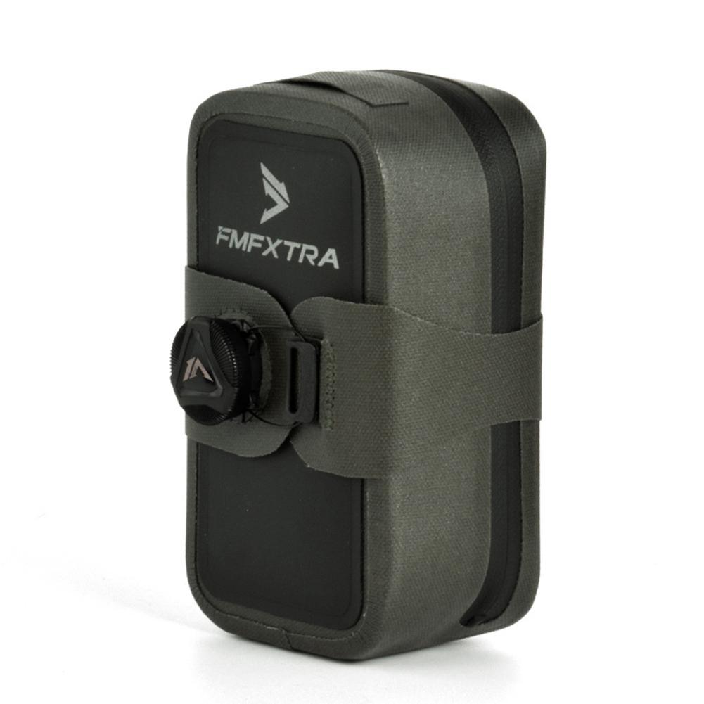 Bicycle Under Seat Bag Bike Strap-On Saddle Bag Knob Lock Bike Seat Bag Waterproof 0.5L Bike Bag Portable for Outdoor Riding