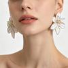 Vintage Black Series Stud Earrings 925 Silver Needle Minimalist High-End Personality Accessories for Women