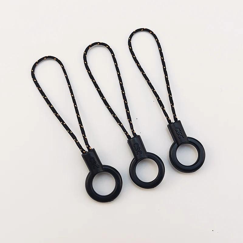 Mobile Phone Lanyard Black Circle Small Rope Head Small Accessories Circle Rope Universal Anti-lost Phone Case DIY Lanyard Keys