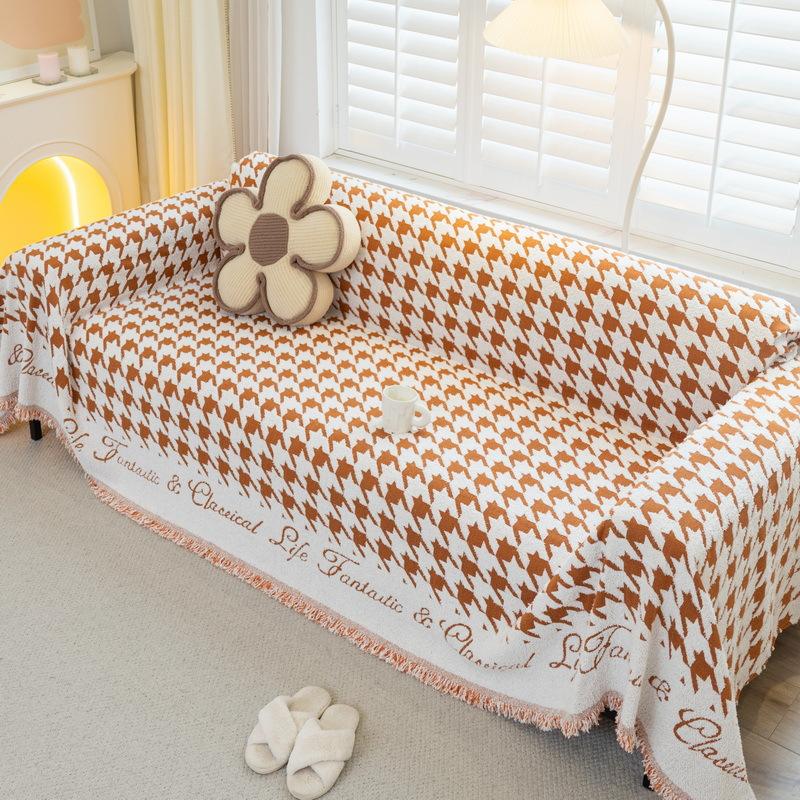 

Полотенце для дивана в скандинавском стиле на осень и зиму, плюшевое полотенце для дивана Plover, всесезонный чехол для дивана с защитой от царапин от кошек, одеяло для дивана 180*130cm