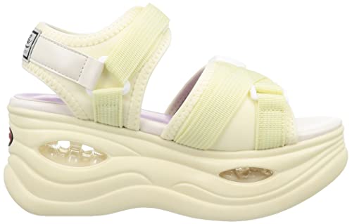 Yosuke Platform Shoes, Women's, Ivory, Size 24.5cm, 2710030