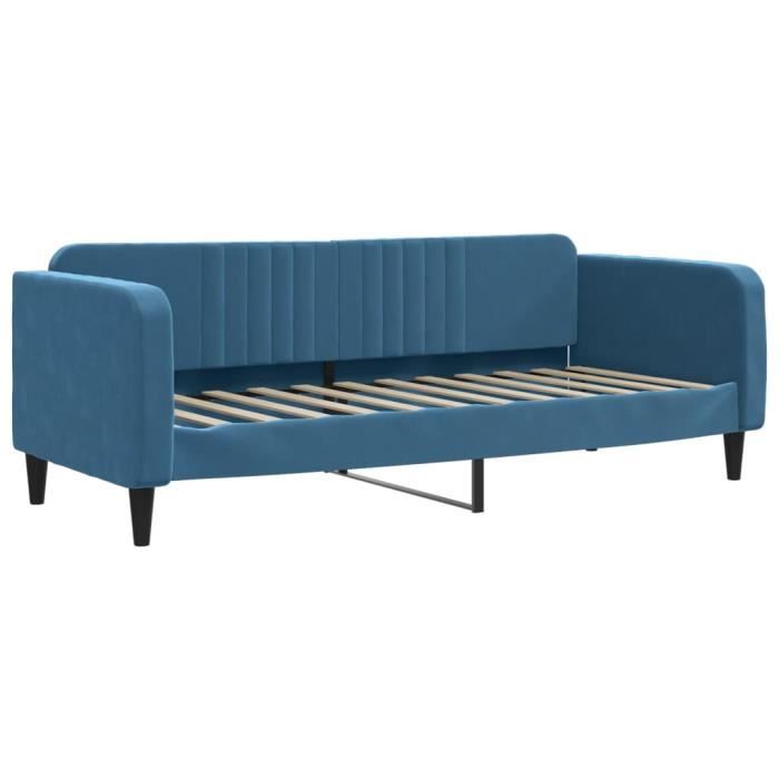 VidaXL Daybed Blue 80x200 Cm Velvet 354078