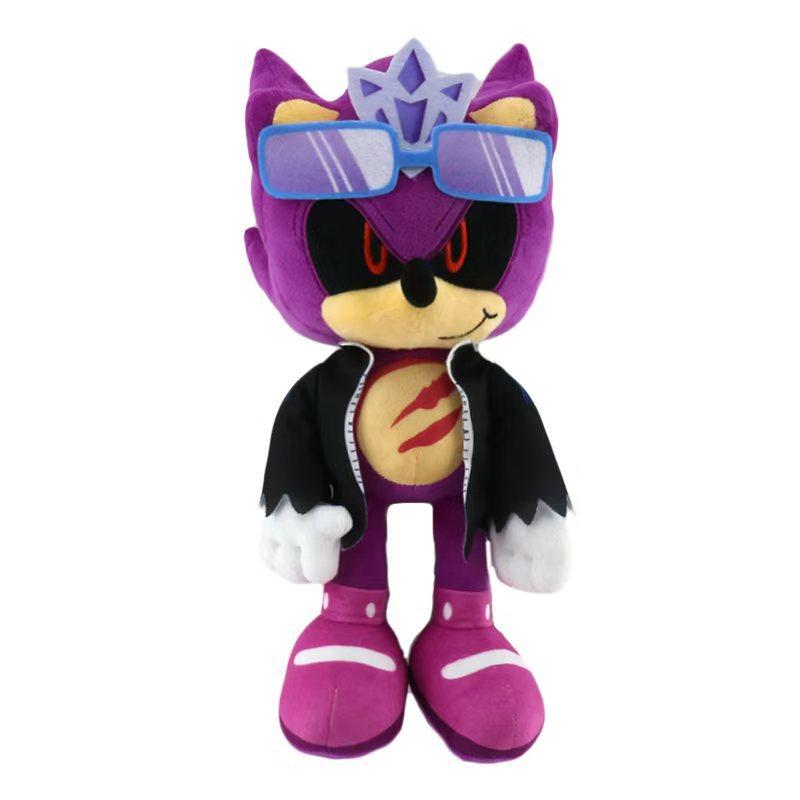 - New Machine Metal Sonic Plush Toy Doll children's toy doll 30cm soft plush toy high quality with knuckles and birthday Gift