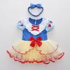Baby Romper Tutu Dress with Headband Infant Baby Girl Princess Clothes Cute Design Kids Dress Halloween Party Costumes Outfit