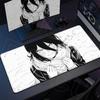 Large Writing Non-slip Office Student Gamer Mat Cute Reze And Flower Art Table Laptops C-Chainsaw Mans Thicken Durable Mouse Pad