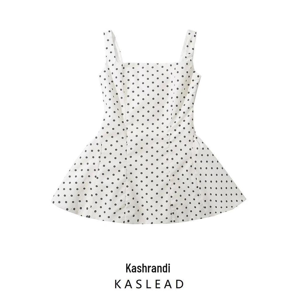 2024 Winter European & American Style Women's Fashion Waist-Hugging Bubble Slim Sling Dress