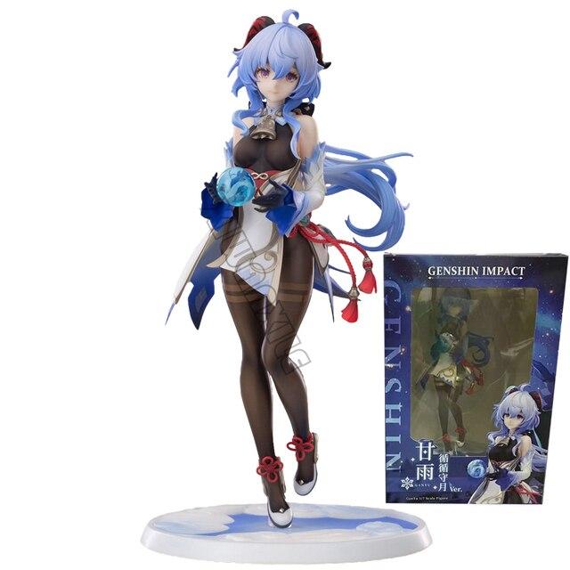 28cm Kamisato Ayaka Genshin Impact Anime Figure Raiden Shogun /Yae Miko Action Figure Paimon /Klee /Ganyu Figurine Model Doll Toys