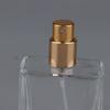 Square Glass Empty Refillable Replacement Perfume or Bottle with Spray Applicator & Cap
