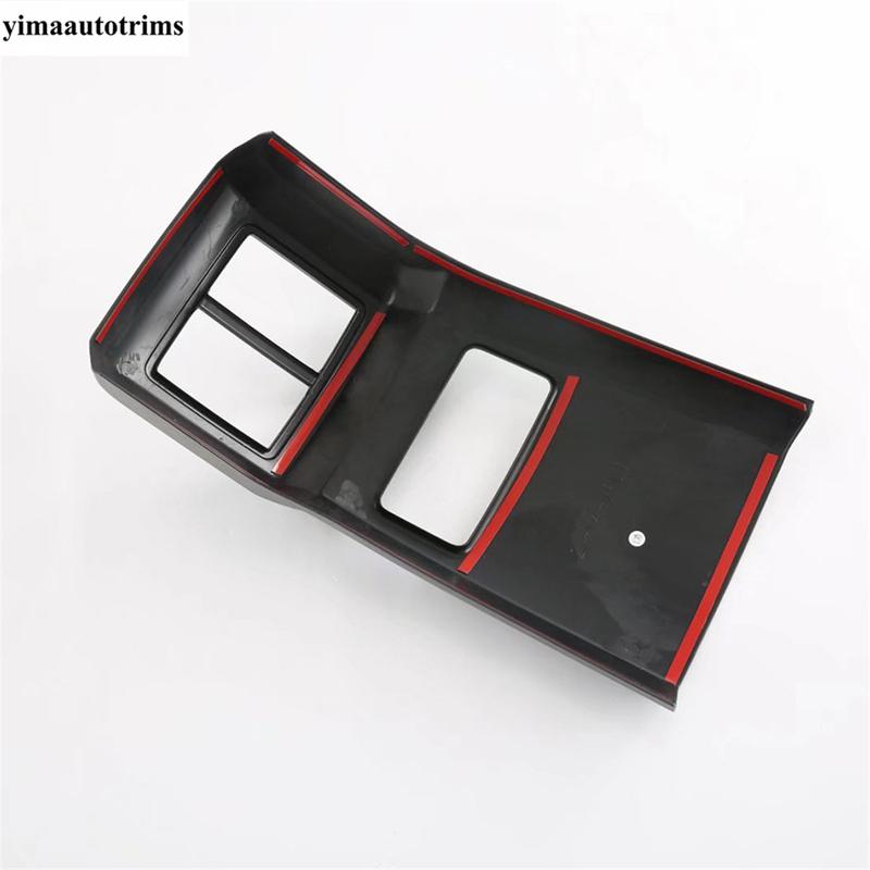 Rear Armrest Box Air AC Conditioning Vent Outlet Frame / Water Cup Panel Cover Trim For Kia Sportage NQ5  - 2025 Accessories