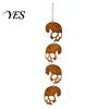 Retro Halloween Decoration Skull Hanging Ornaments, Metal Garden Sign, Decorative Fun Yard Sign Shaped Tags for Indoor Outdoor Decor Festive