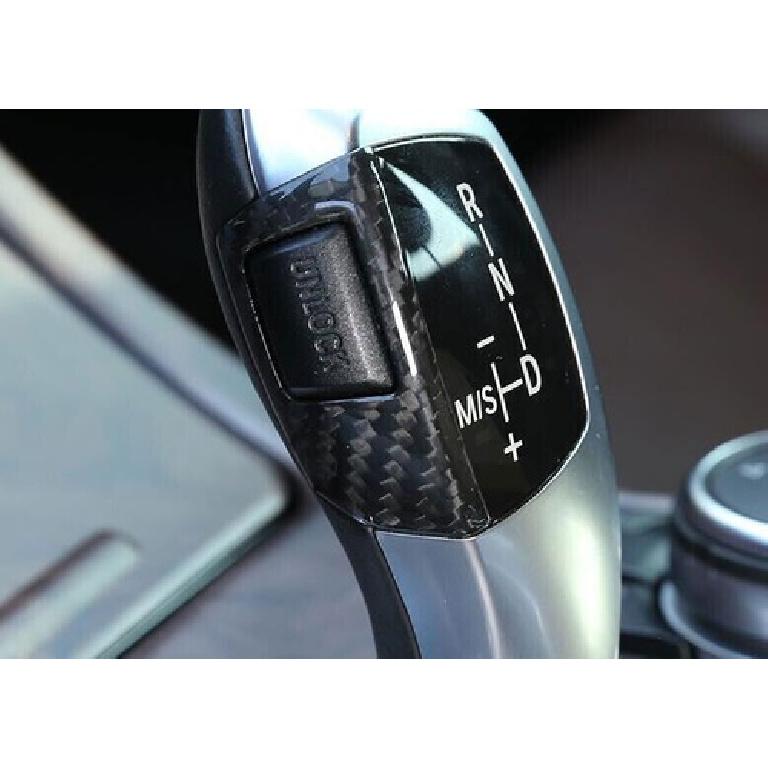 Middle Console Fit For BMW F20 F21 F22 F23 Trim Gear Shift Knob Dry Carbon Fiber