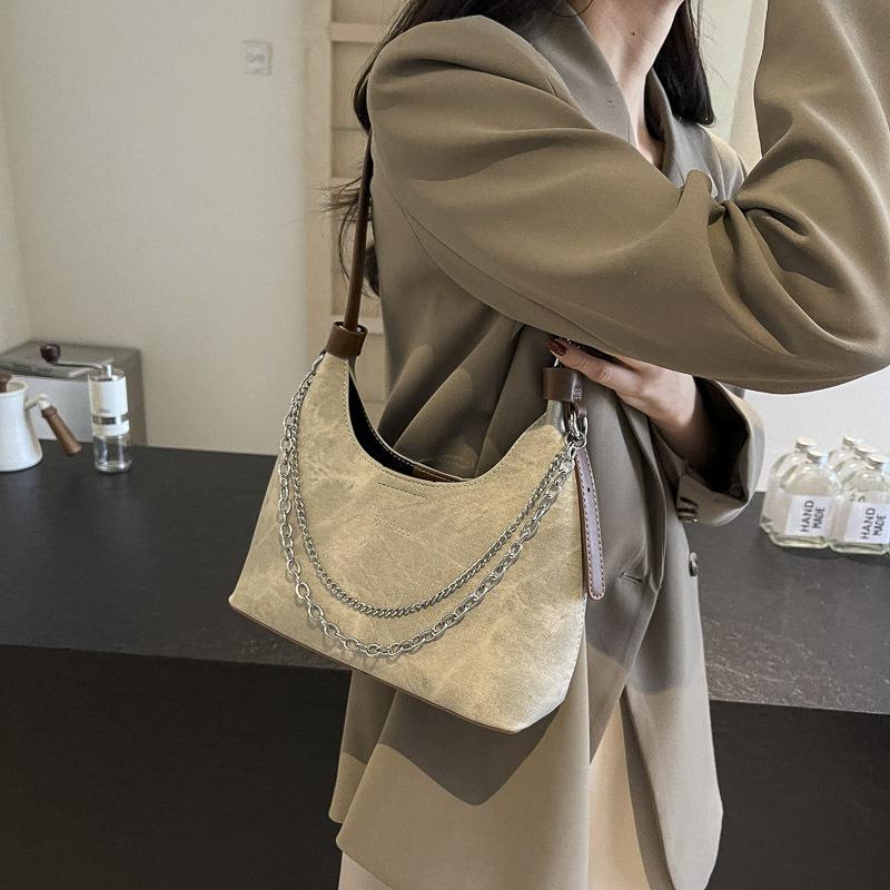 Underarm Bag Women's Fashion Versatile Large-capacity Chain Commuter Shoulder Bag