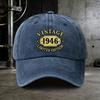 1 Vintage Washed Hat, A Must-Have Baseball Cap For Men'S Travel From The Vintage Limited Edition 1946, A Fashionable Daily Wear