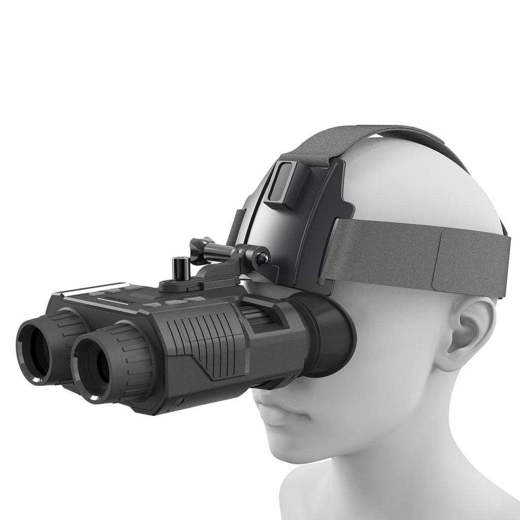 HPYWTJY Rechargeable Night Vision Binoculars, 7-Gear Digital Night Vision Goggles with 850nm and 1.4-inch Dual Inner Screen for Wildlife Observation