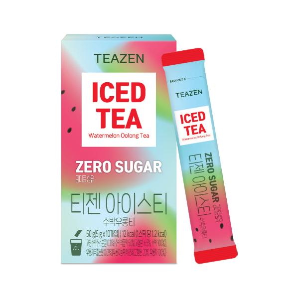 Teazen Zwarte Thee Watermeloen IJsthee 5g (3 opties) # Watermelon Oolong Tea 10 Sticks