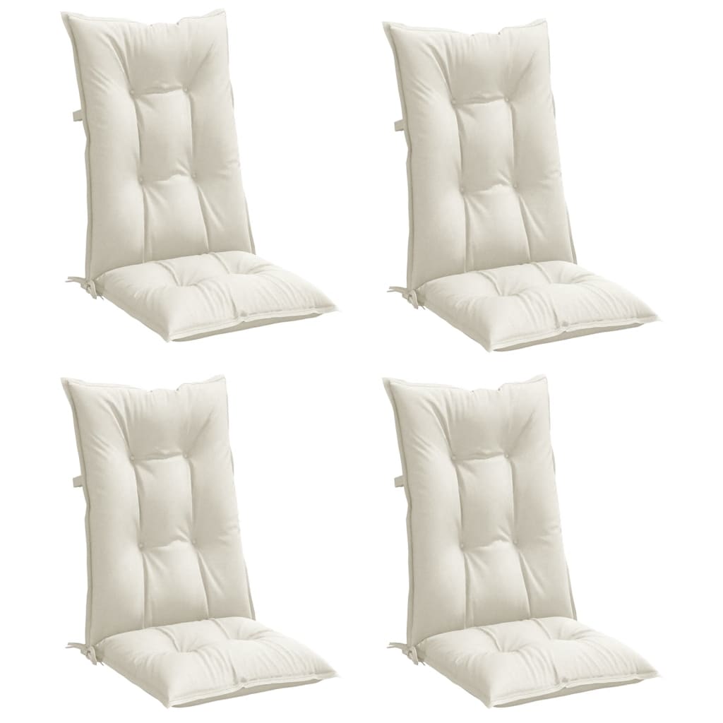 Hochlehner Cushions 4 pcs Melange Cream 120 x 50 x 7 cm Fabric