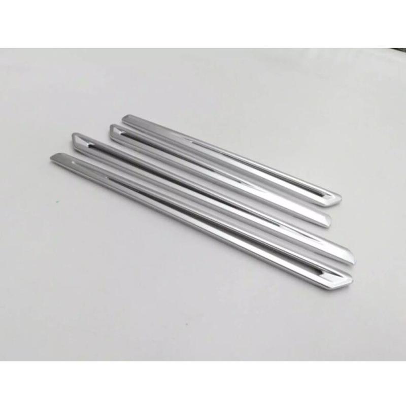 For Volkswagen VW Tiguan L MK2 2016 2017 2018   Car ABS Plastic Ide Door Audio Speak Sound Case Trim Hood Frame