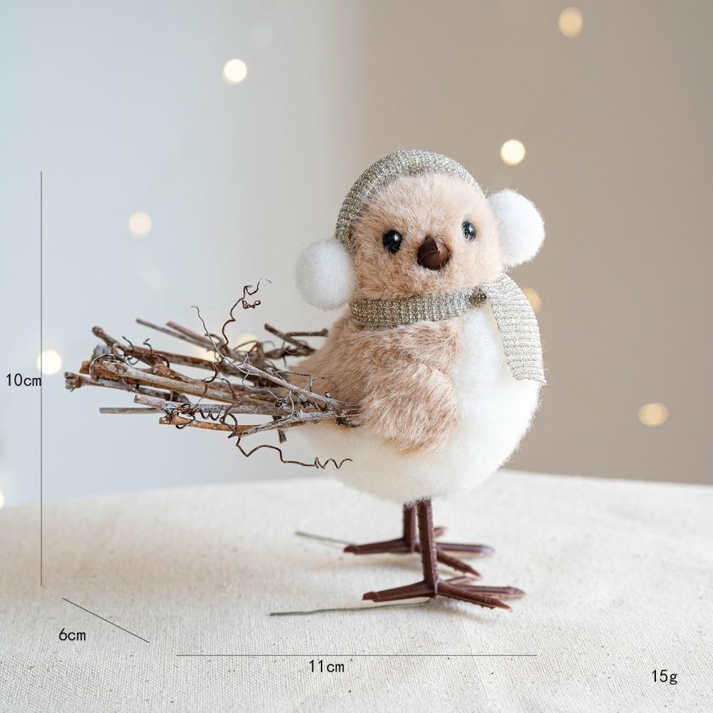 

with Iron Wire Little Bird Doll Cute Xmas Tree Decor NEW Christmas Tree Pendant Christmas Decor Style C