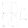Sturdy Acrylic Earring Display Stand Set of 5 Jewelry Organizers Holder Accessory for Showcasing Earrings And Pendants