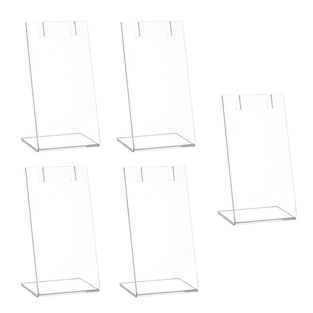 Sturdy Acrylic Earring Display Stand Set of 5 Jewelry Organizers Holder Accessory for Showcasing Earrings And Pendants