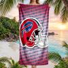 Bills Team Fashion Beach Towel: Ideal for Summer Adventures Soft, Absorbent and Quick Drying Suitable for Swimming and Bathing