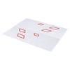 100x38cm Car Body Side Sticker PVC Decals DIY Sport Styling Decoration Auto Truck Racing Accessories White Red