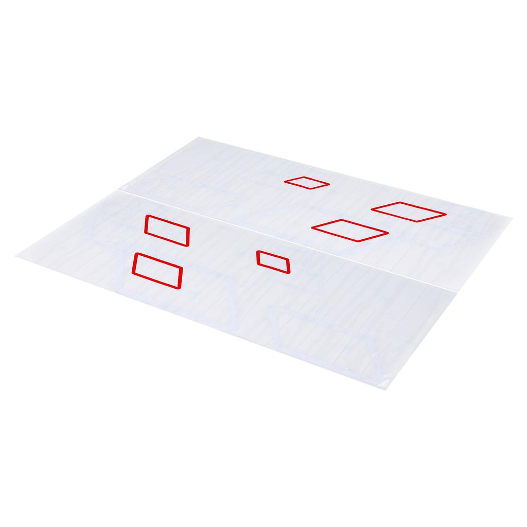 100x38cm Car Body Side Sticker PVC Decals DIY Sport Styling Decoration Auto Truck Racing Accessories White Red
