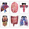 Realistic Heart Design Cosplay Costume Creativity Printed Jumpsuit Halloween Kids Costume  Party