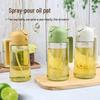 Large Capacity Dual-Use Glass Oil Bottle - Pour & Spray with No-Drip Atomizing Feature for Kitchen.