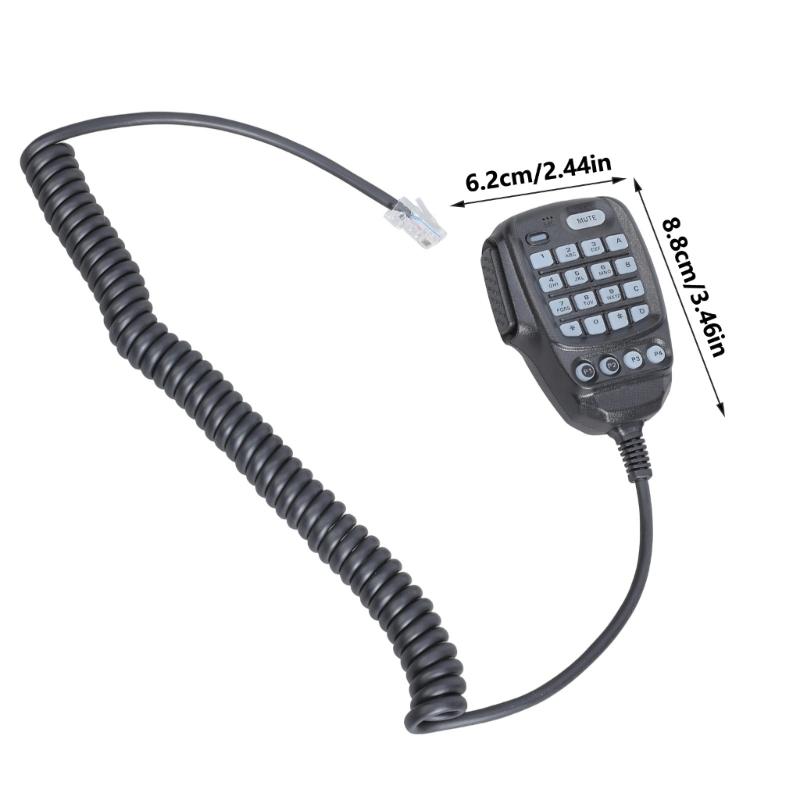 Upgrades ABS Microphone with IP54 Waterproof Rating SSM-85D Microphone High Tensile Strength Mic Suitable for FTM-300DR