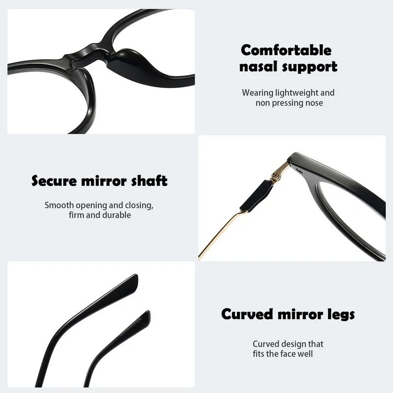 Fashion Reading Glasses Women Elderly Presbyopic Eyeglasses Anti Blue Light Glasses Round Vision Care +0.00~+4.00 13colors